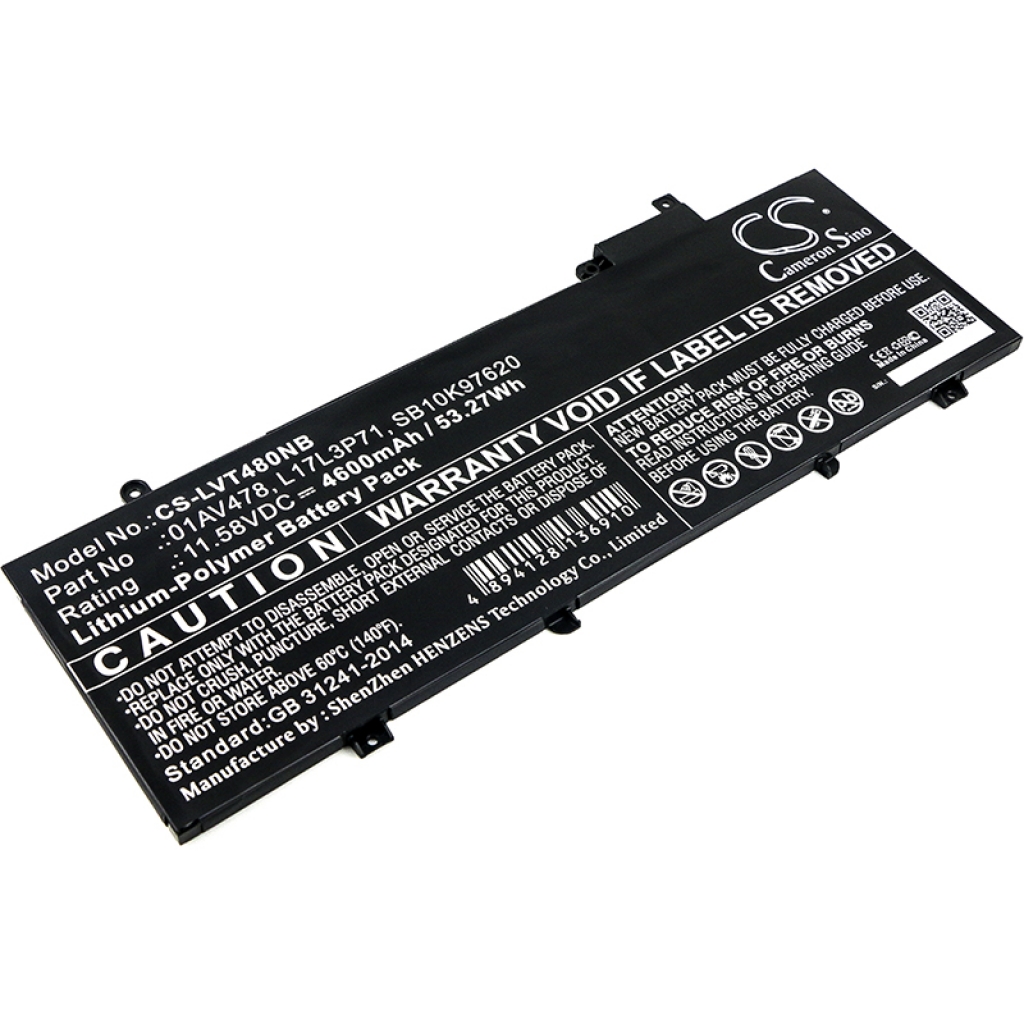 Batterier Ersätter ThinkPad T480s 20L7A006CD