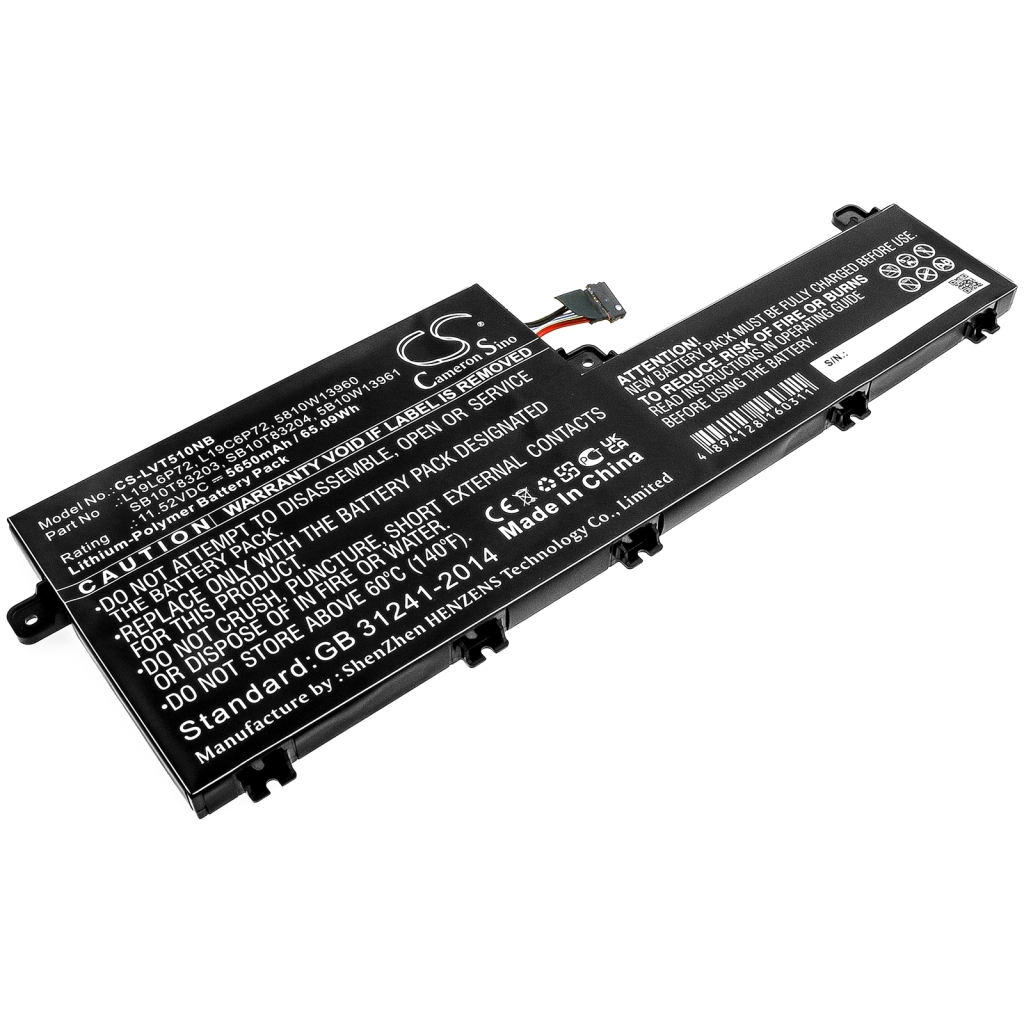 Batterier Ersätter ThinkPad P15v