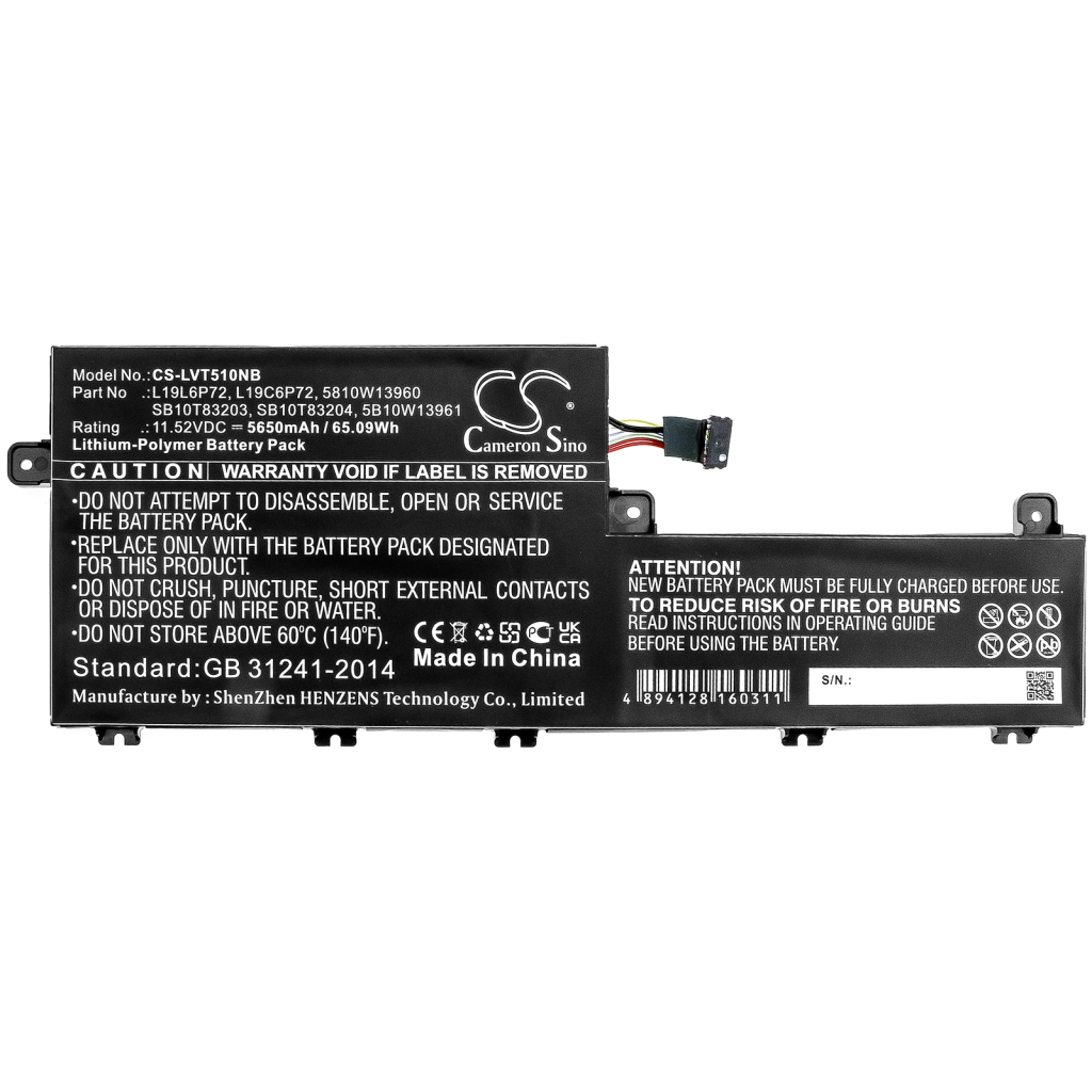 Battery Replaces 5810W13960