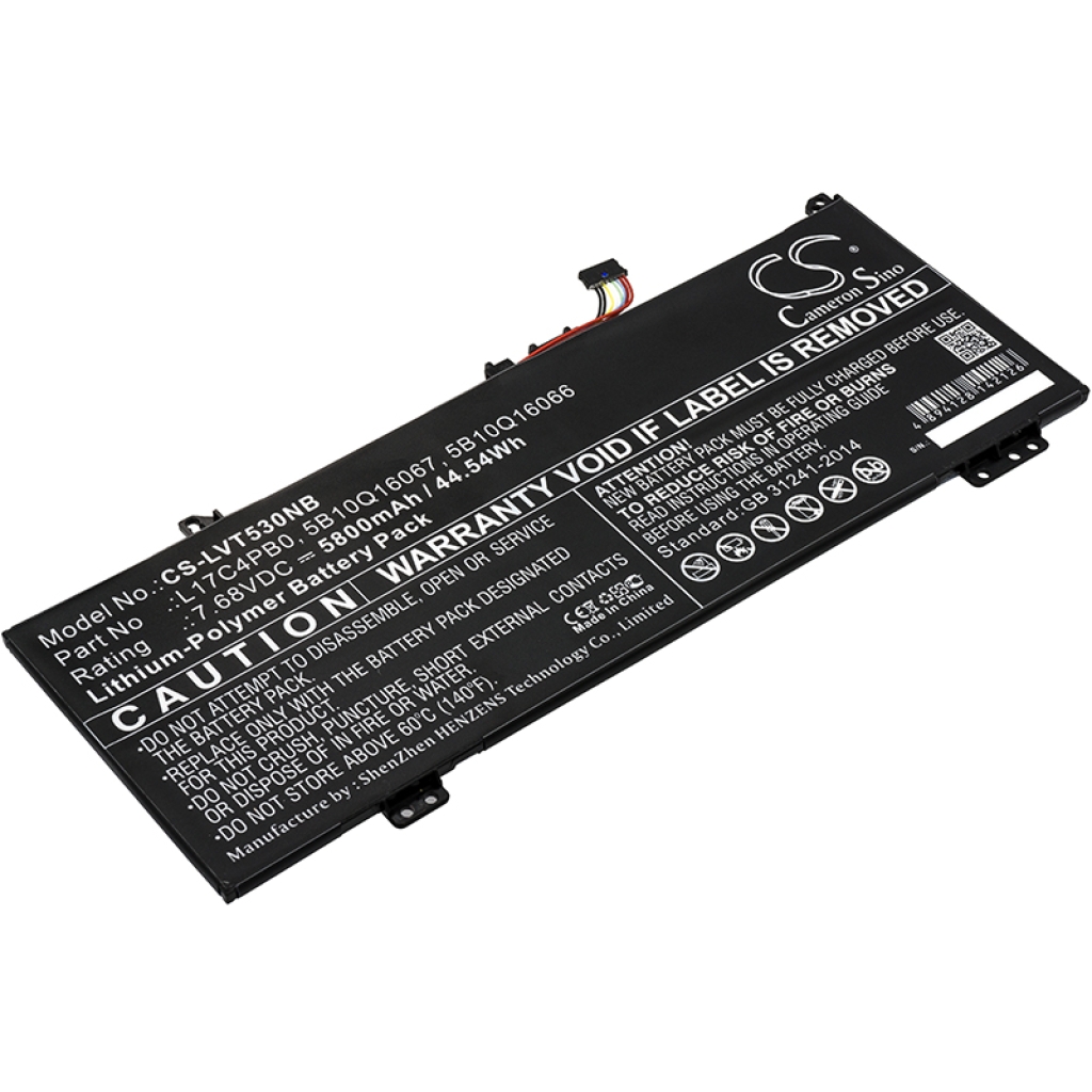 Batterier till bärbara datorer Lenovo CS-LVT530NB