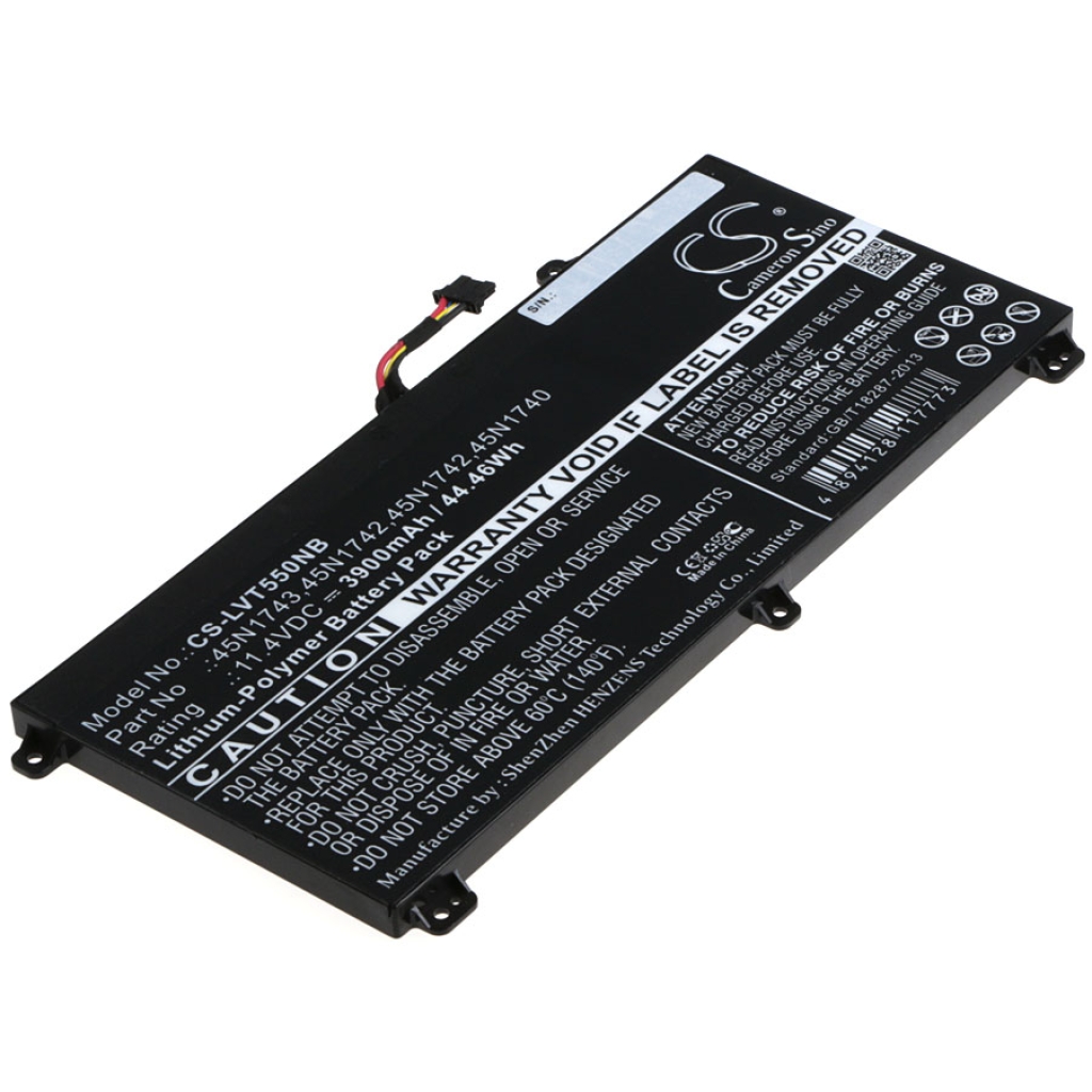 Batterier till bärbara datorer Lenovo CS-LVT550NB