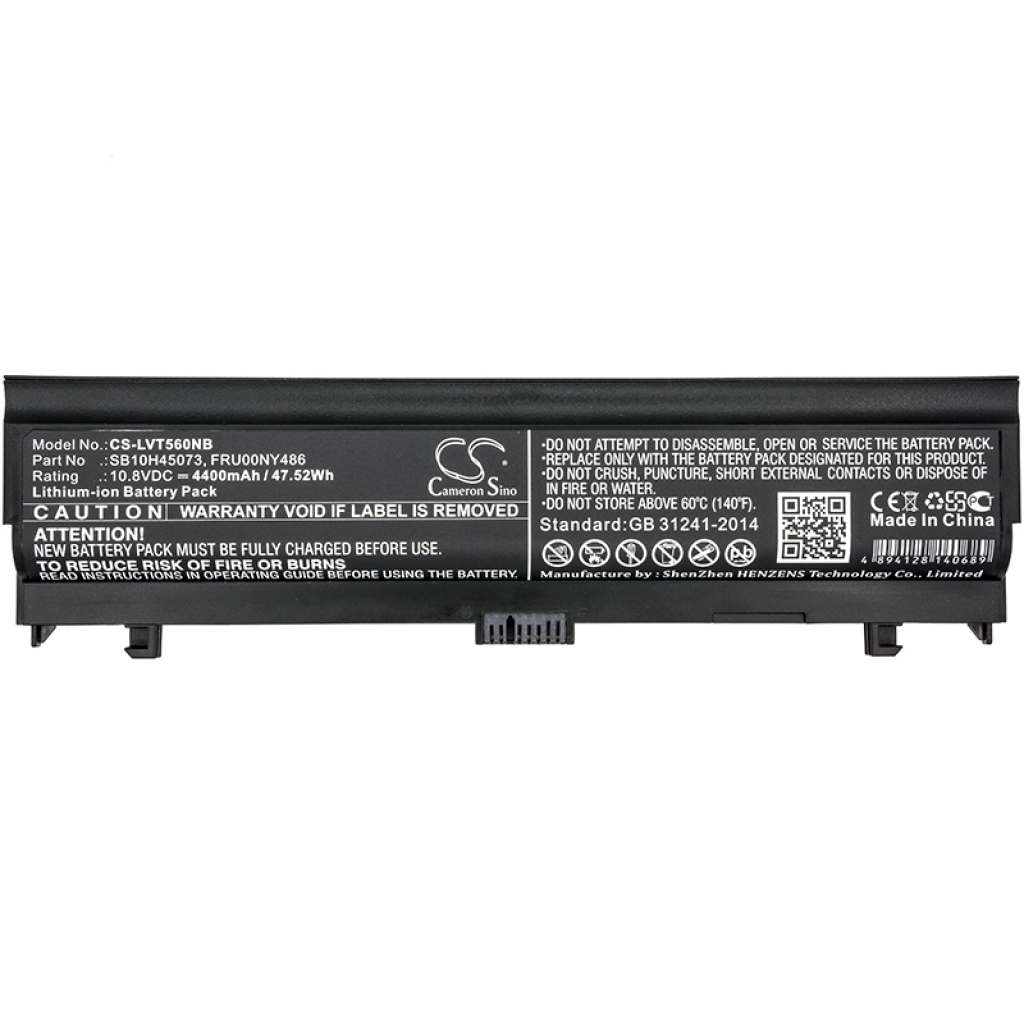 Batterier Ersätter ThinkPad L570 20J8001LGE