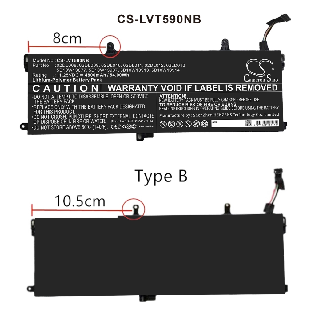 Battery Replaces SB10T83157