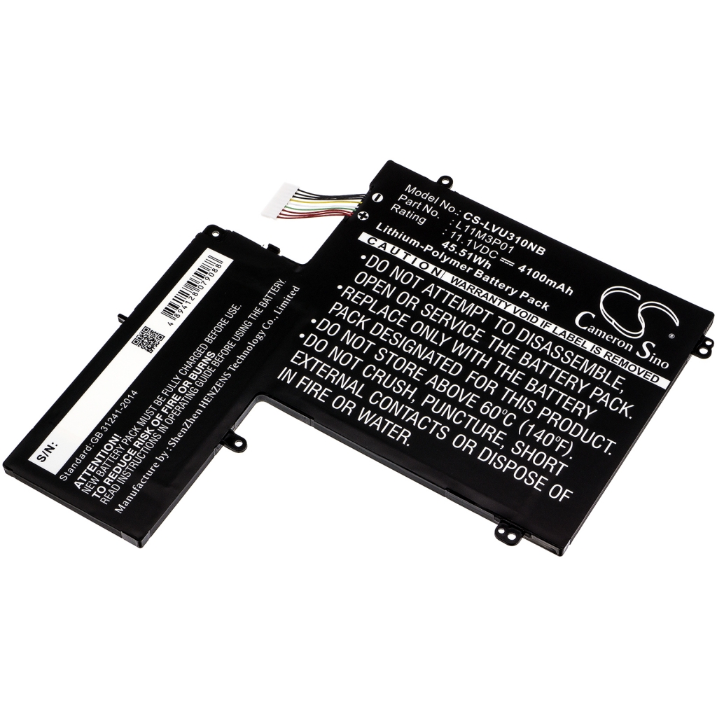 Batterier Ersätter IdeaPad U310 MAG62