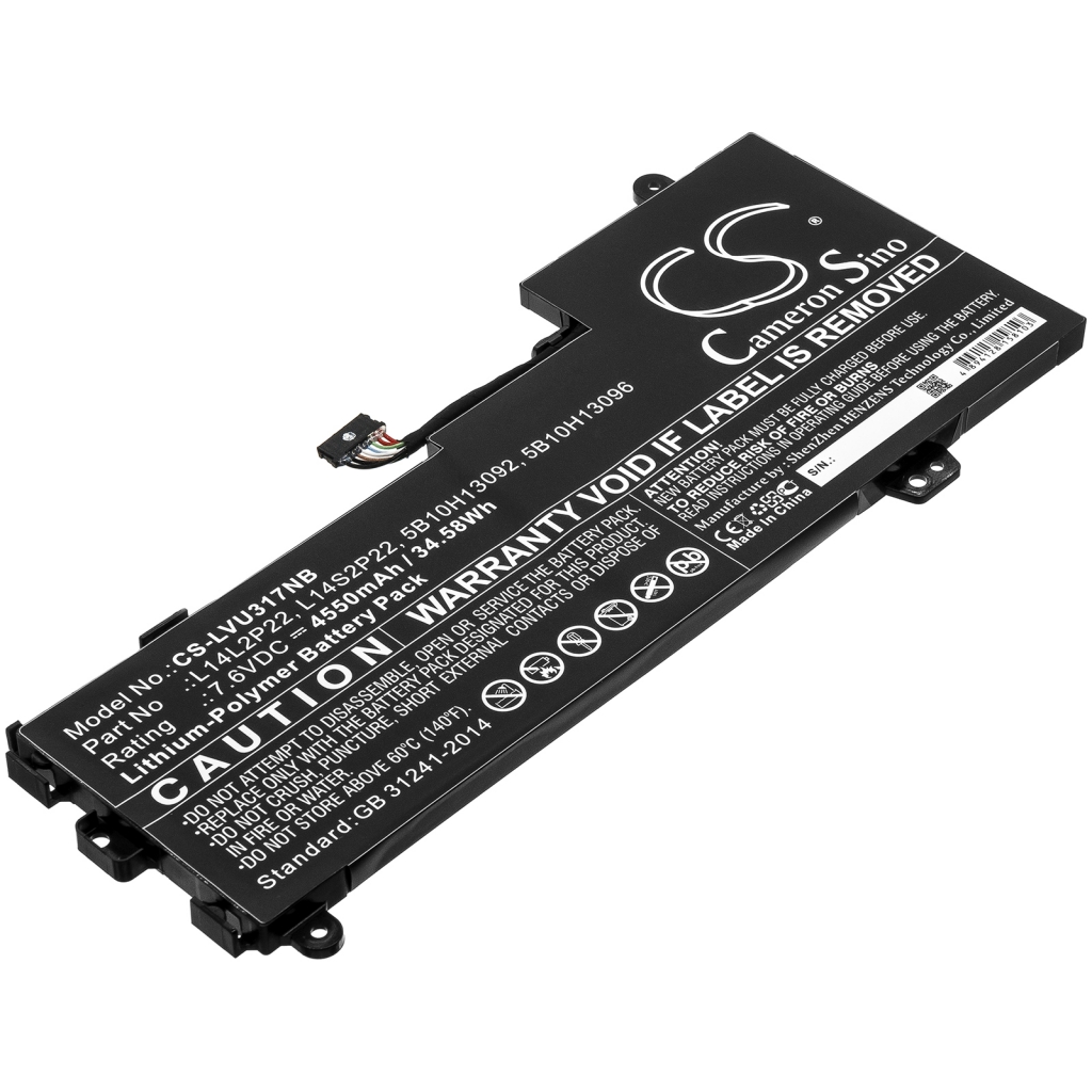 Batterier Ersätter IdeaPad E31-70(80KX015RGE)