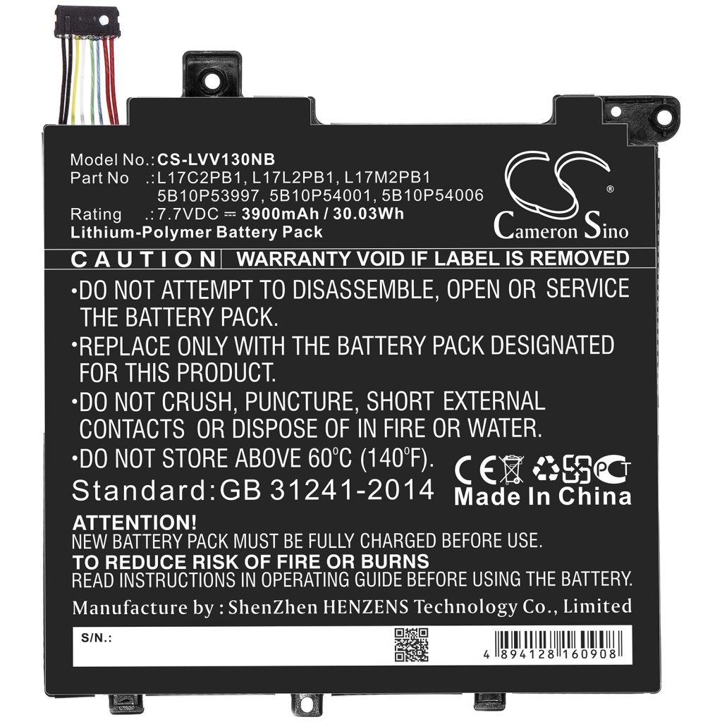 Battery Replaces L17C2PB1