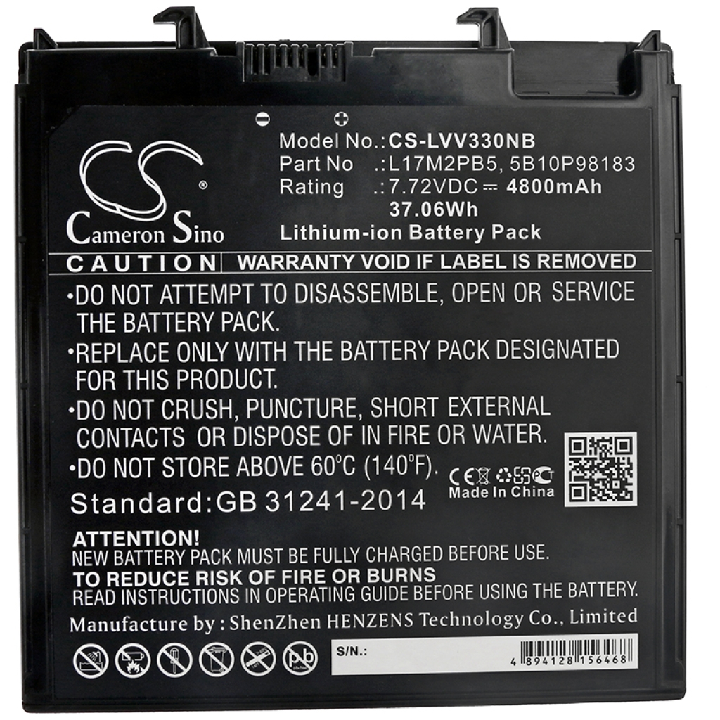 Batterier Ersätter L17C2PB5