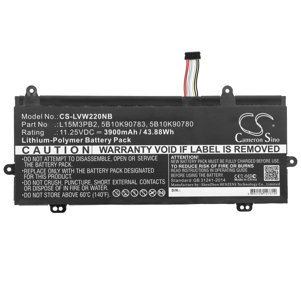 Batterier till bärbara datorer Lenovo CS-LVW220NB