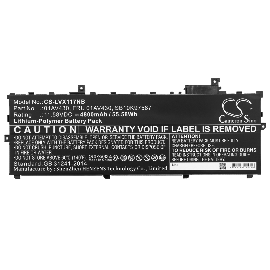 Battery Replaces 01AV429