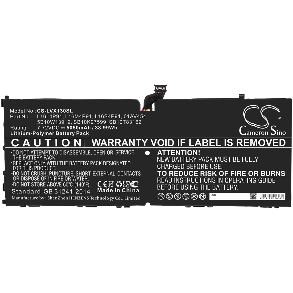 Battery Replaces 01AV454