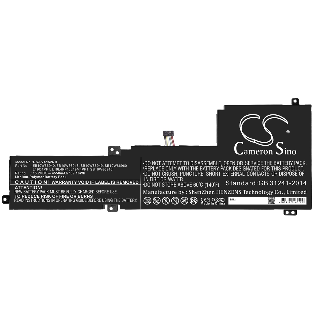 Battery Replaces 5B10W86940