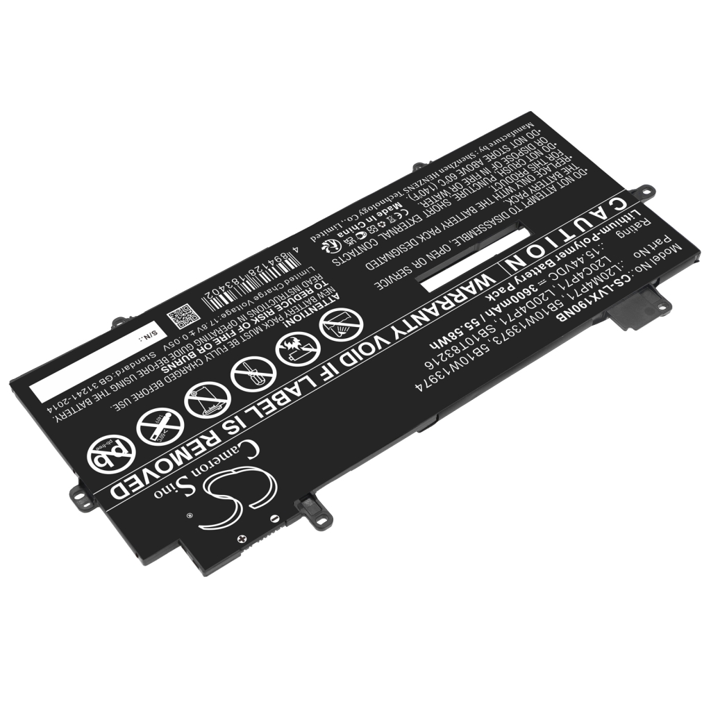 Batterier Ersätter ThinkPad X1 Carbon Gen 9-20XX001YBM