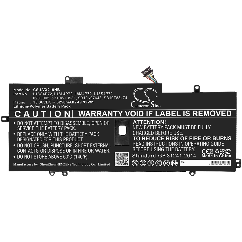 Battery Replaces 5B10W13931