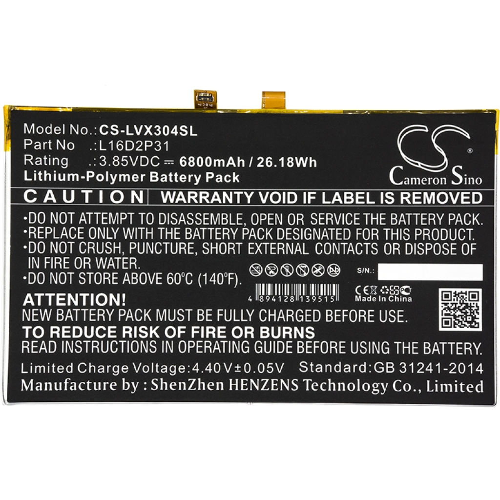 Battery Replaces L16D2P31