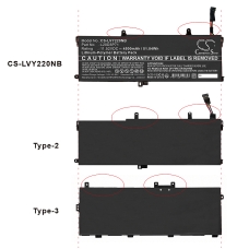 Kompatibel batteribyte för LENOVO 5B10W51823,L20D3P71,L20L3P71,SB10W51924