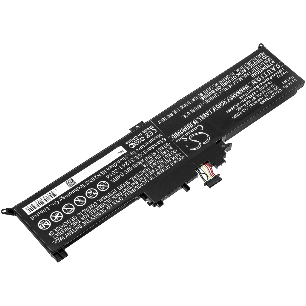 Batterier Ersätter ThinkPad Yoga 260(20FE-S08P01)