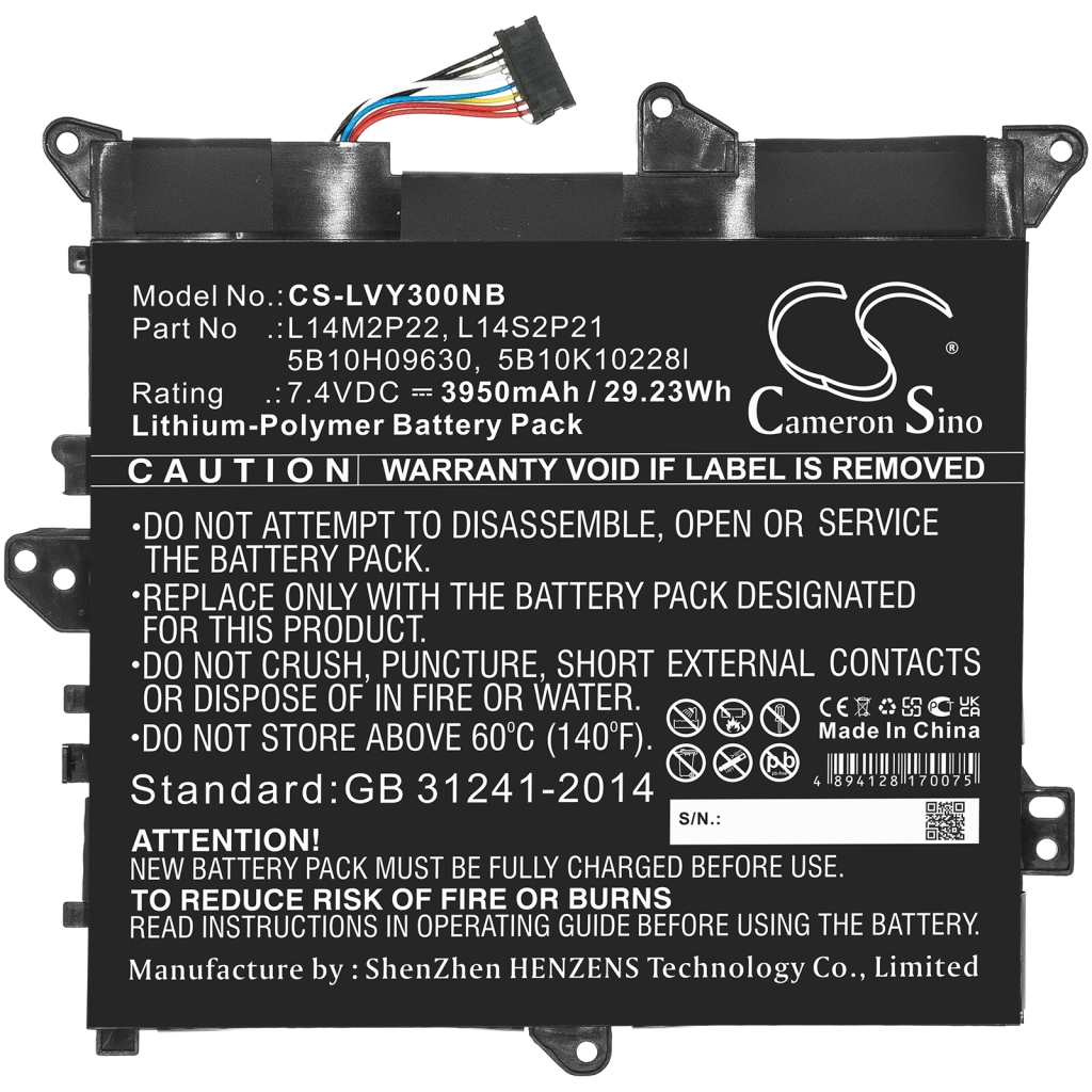 Battery Replaces 5B10K10168