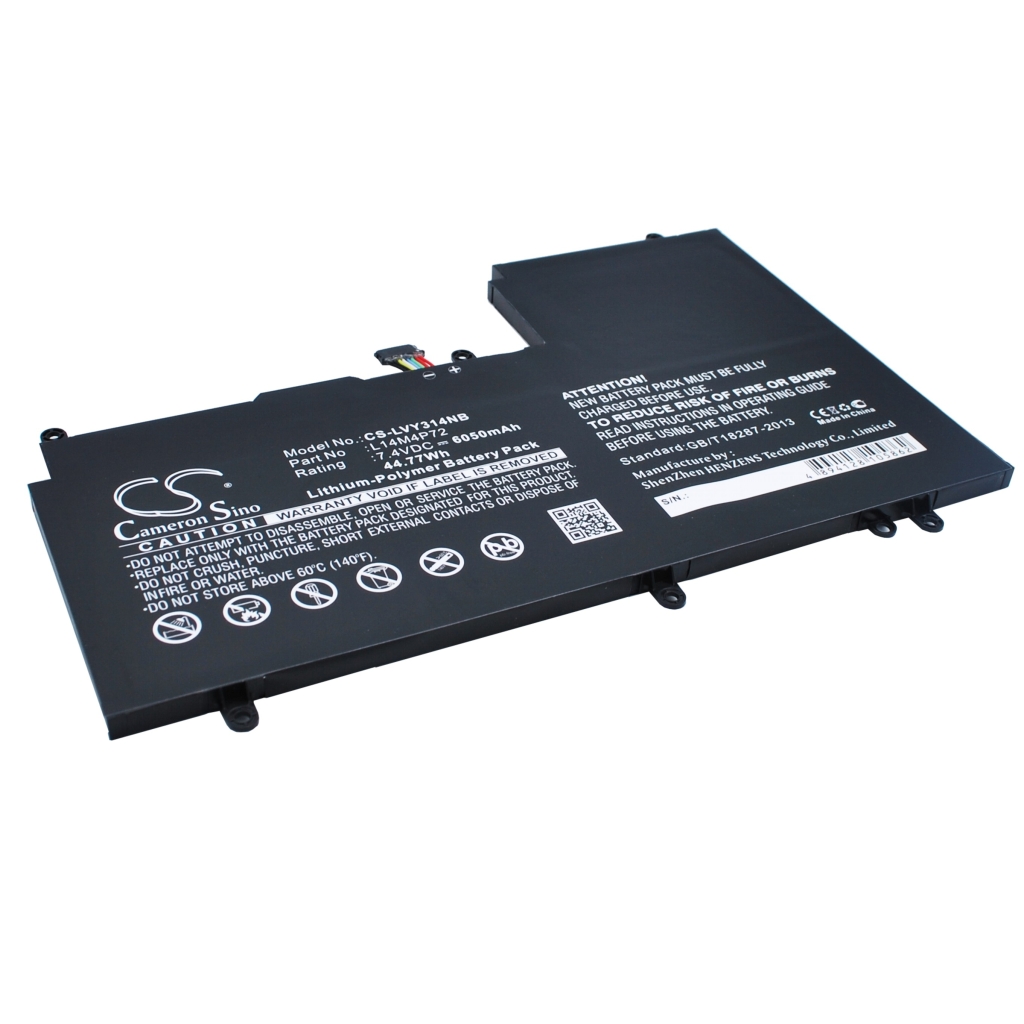 Batterier Ersätter Yoga 700-14ISK(80QD006VGE)