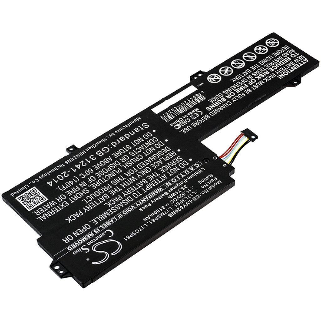 Batterier Ersätter IdeaPad 320S-13IKB(81AK003AGE)