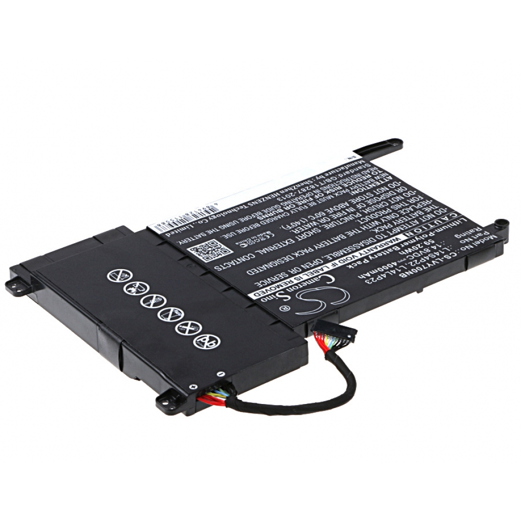 Batterier Ersätter IdeaPad Y700-15ISK-ISE