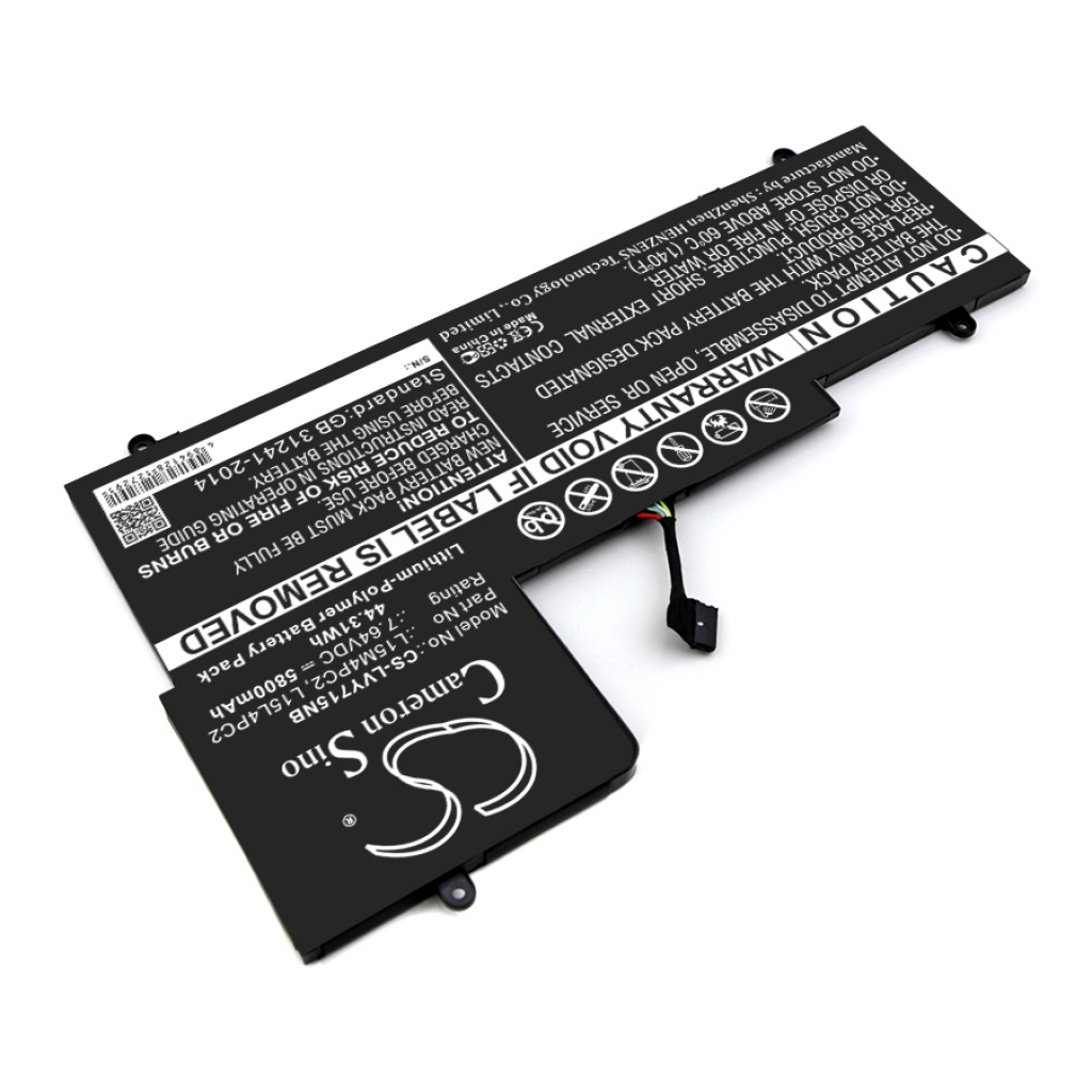 Batterier Ersätter Yoga 710-15ISK (80U0)