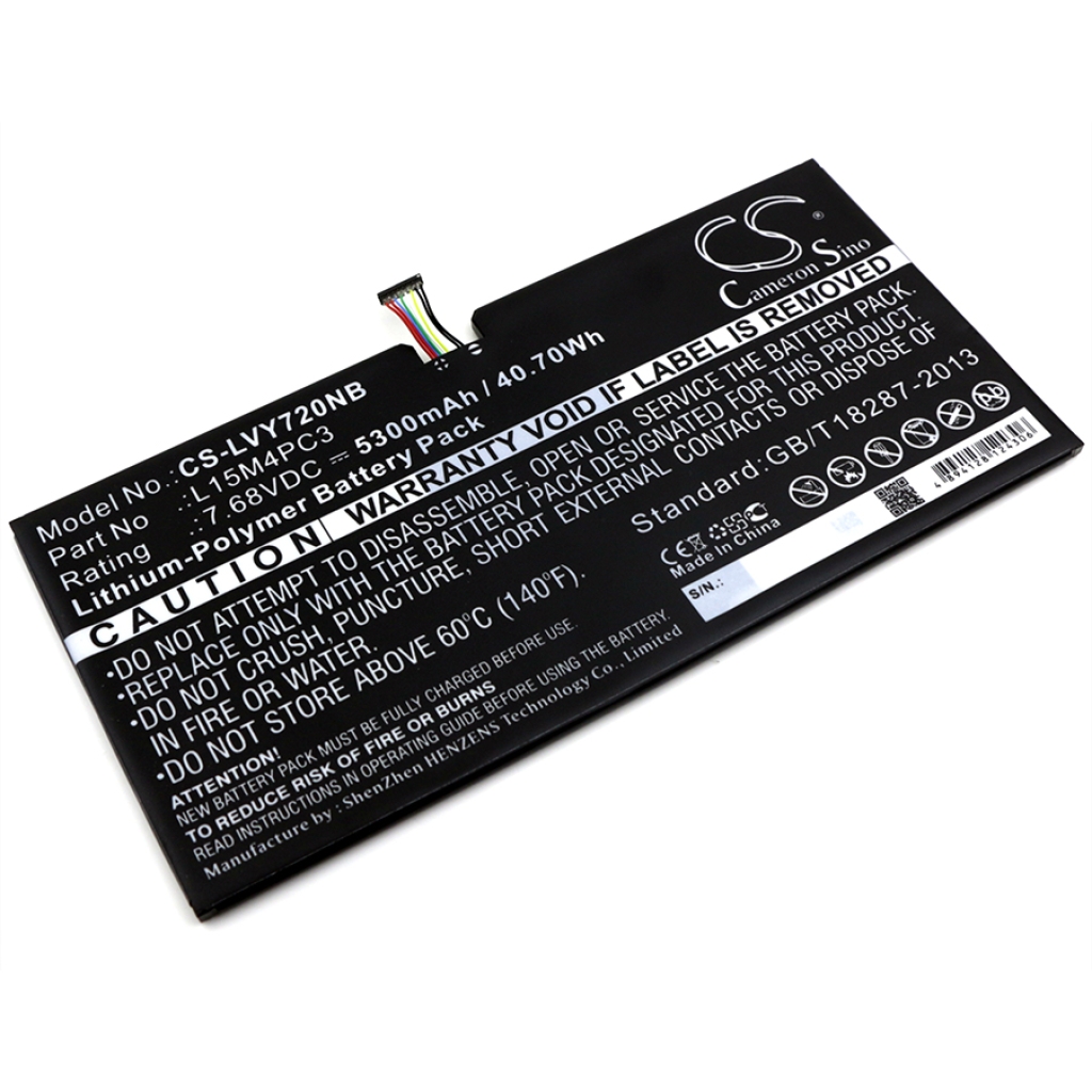 Batterier Ersätter IdeaPad Miix 720-12IKB (80VV)