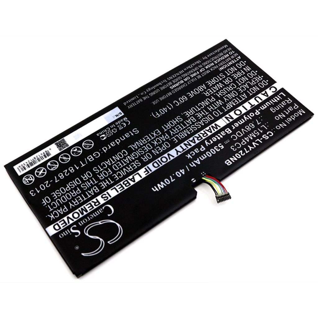 Batterier Ersätter IdeaPad Miix 720-12IKB (80VV)