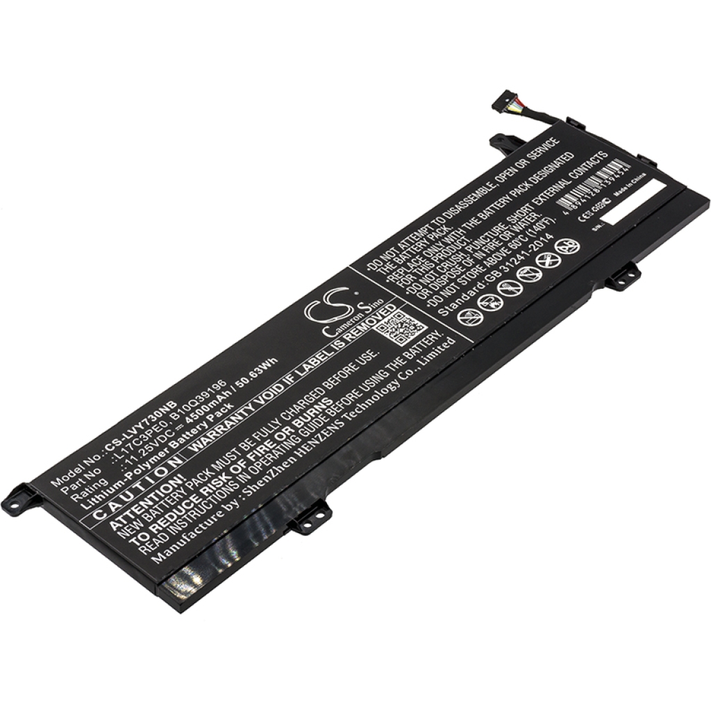 Batterier till bärbara datorer Lenovo CS-LVY730NB