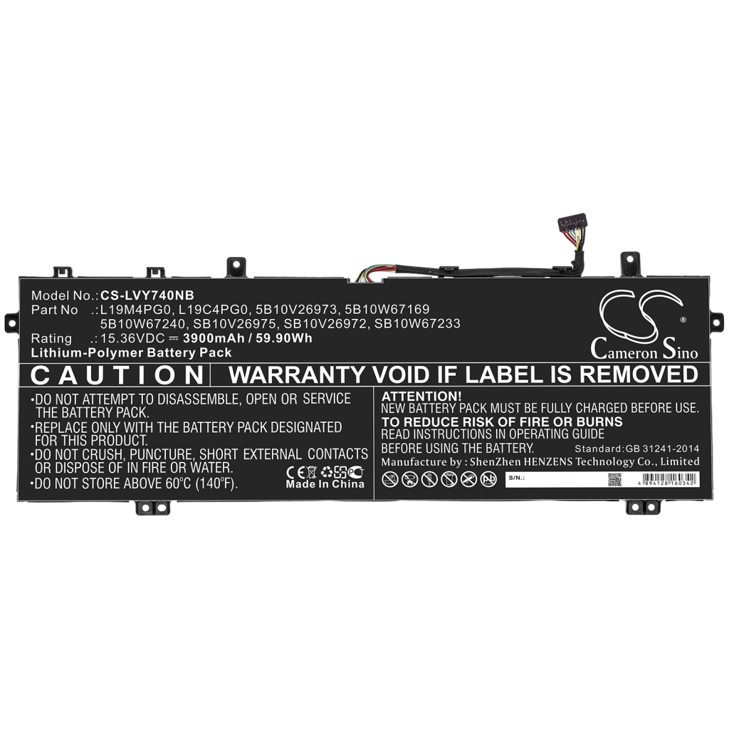 Battery Replaces 5B10W67240