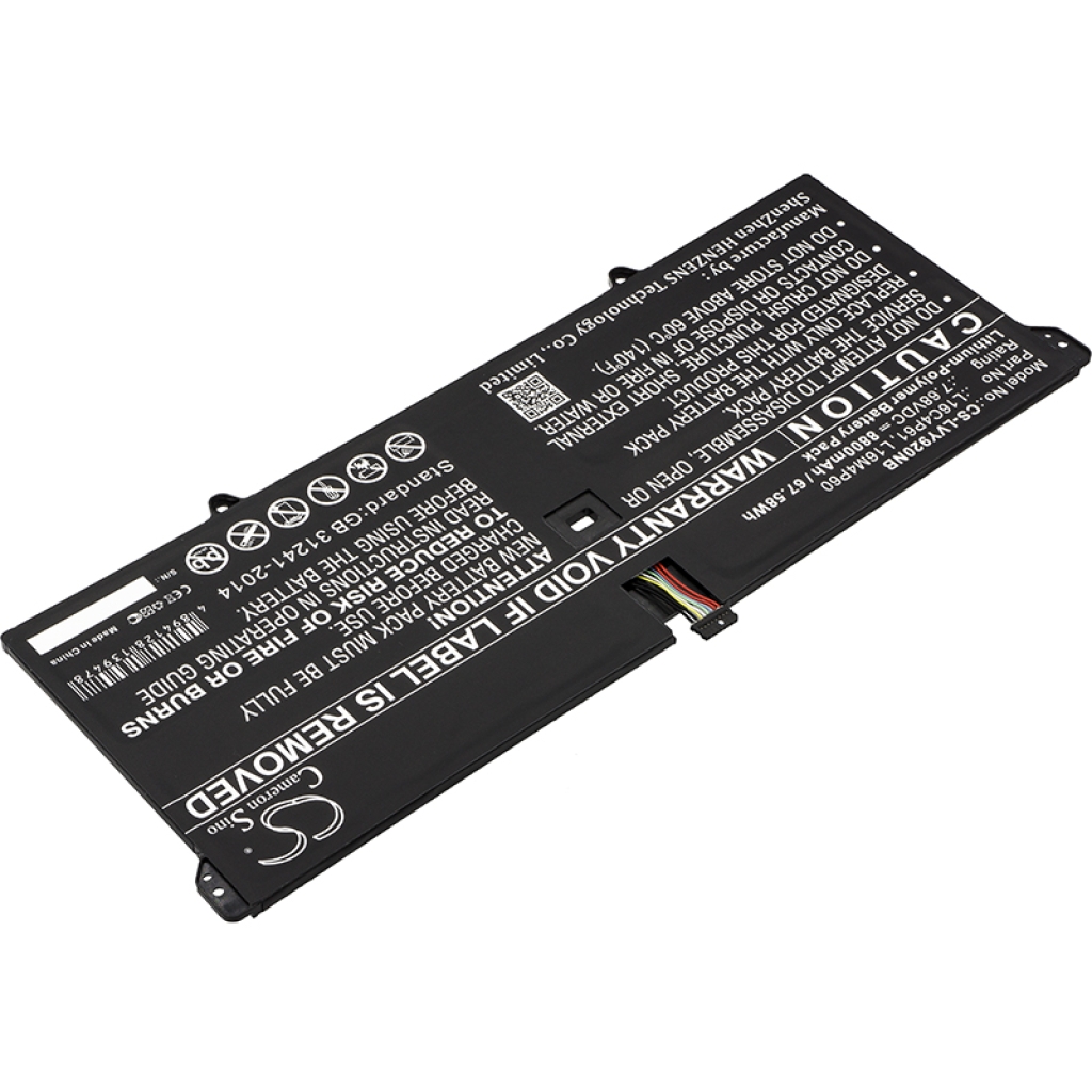 Batterier Ersätter Yoga 920-13IKB 80Y7005FBM