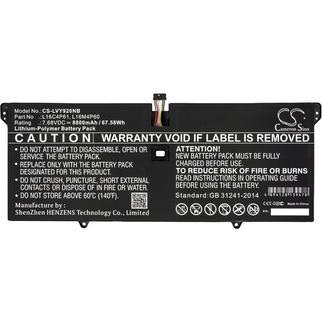 Battery Replaces 5B10N01565