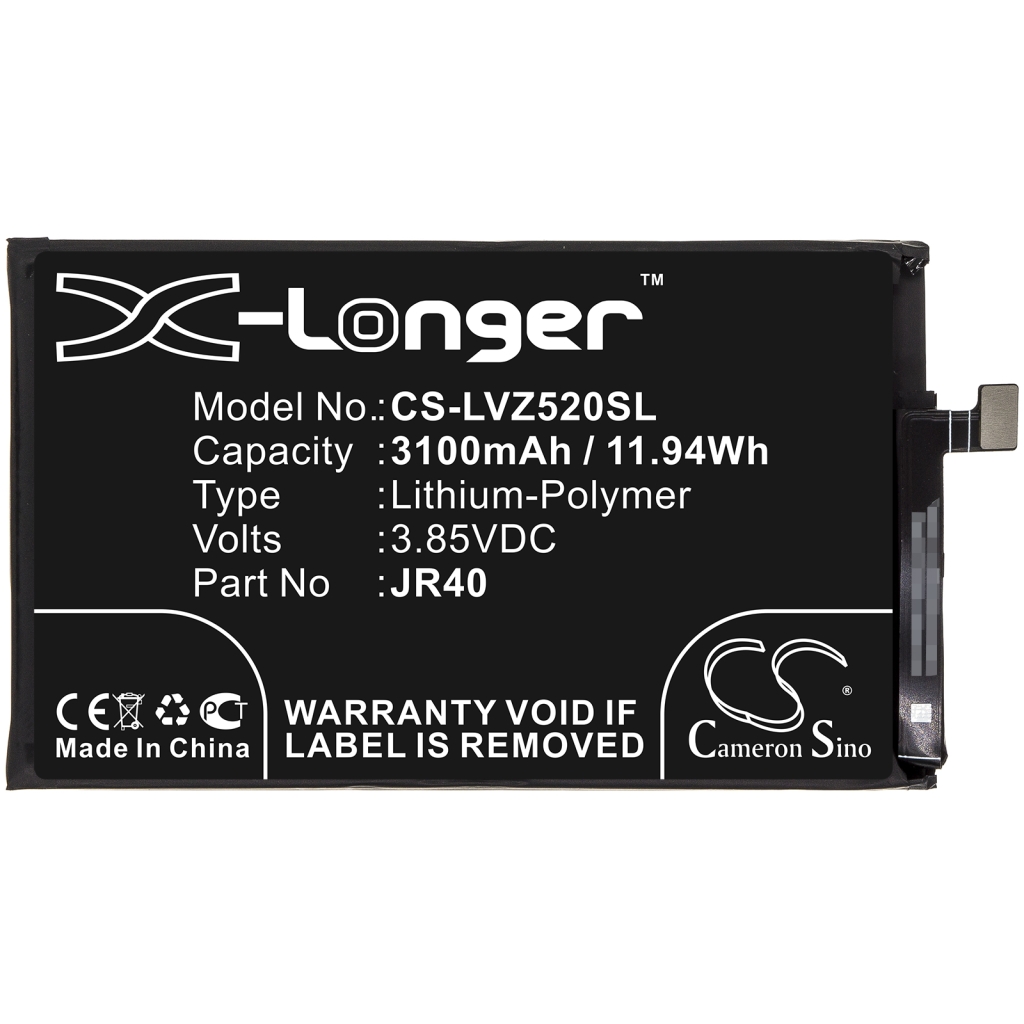 Batterier till mobiltelefoner Lenovo CS-LVZ520SL