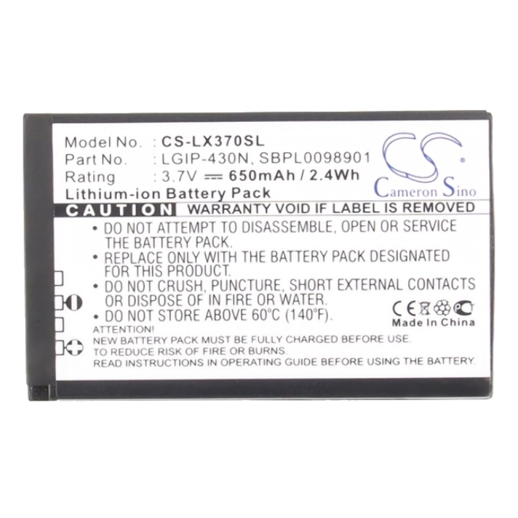 Mobile Phone Battery LG GU285