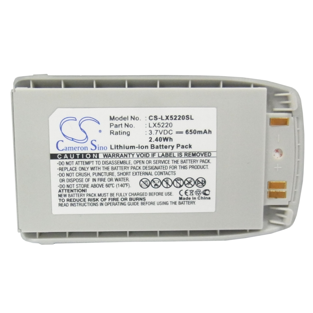 Batterier till mobiltelefoner LG CS-LX5220SL