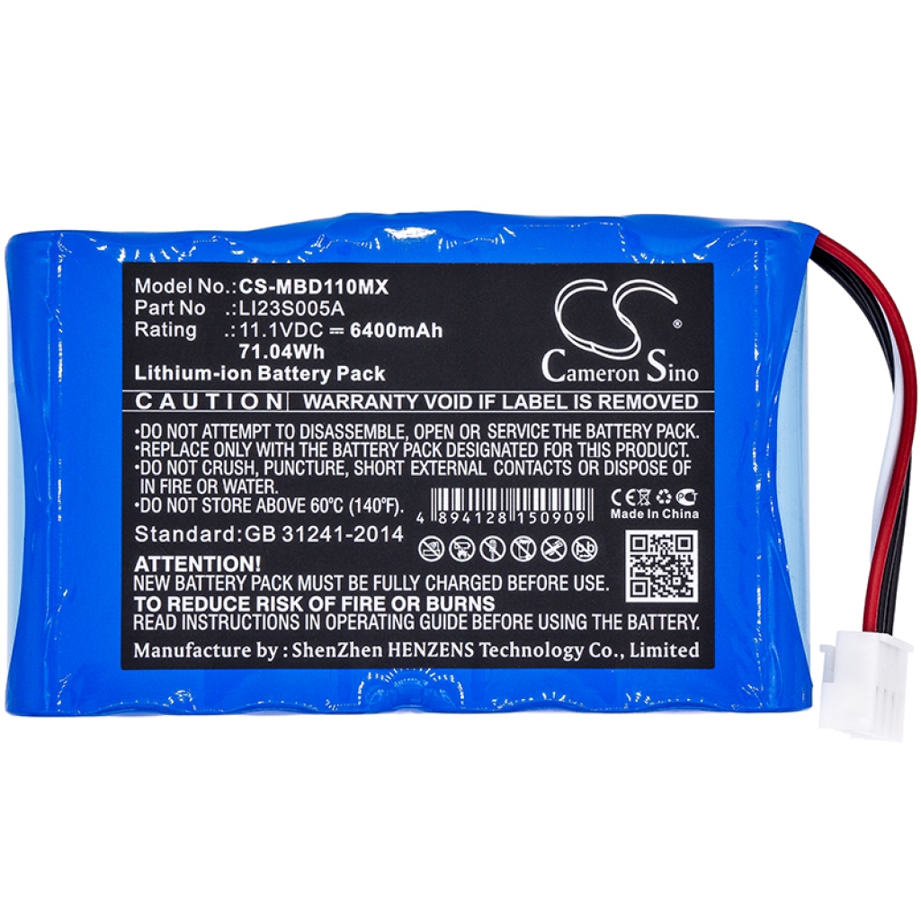 Batterier för medicintekniska produkter Mindray CS-MBD110MX