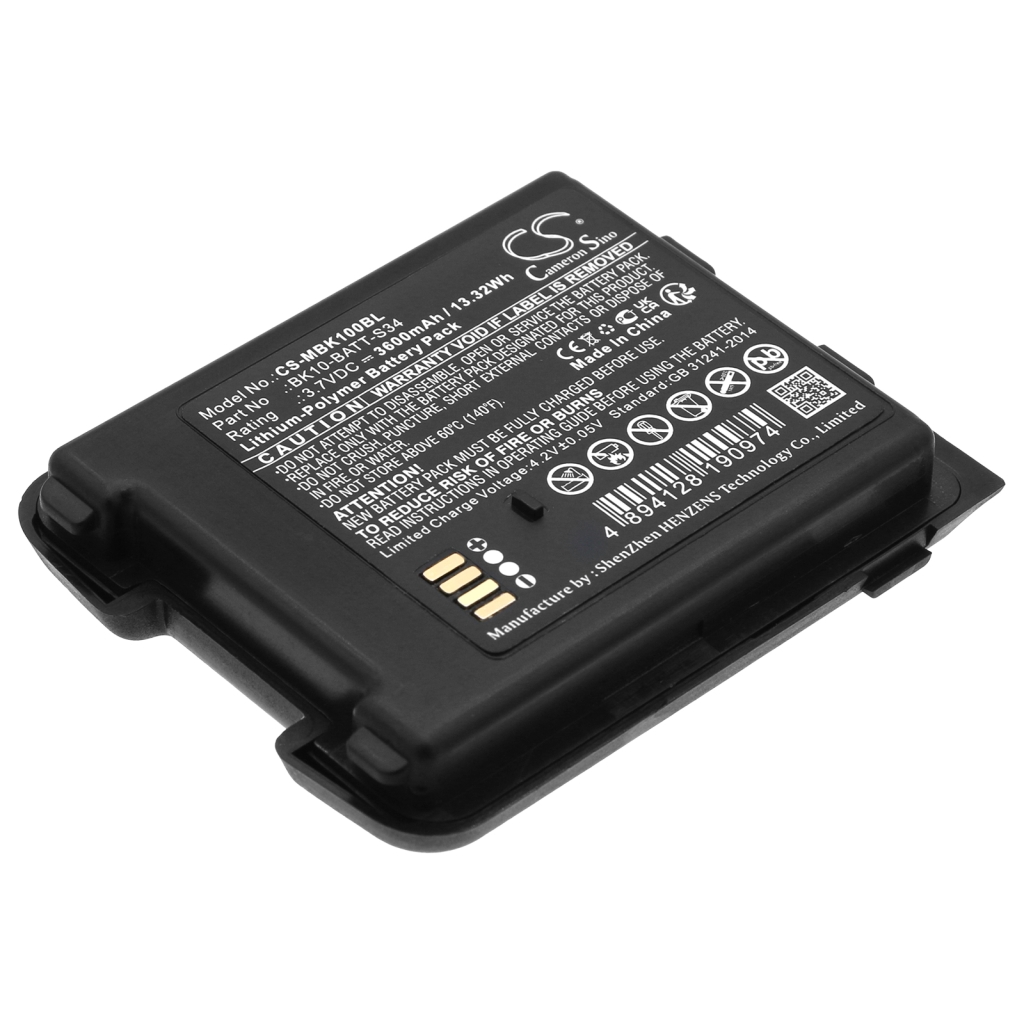 Batterier för skanner M3 Mobile CS-MBK100BL