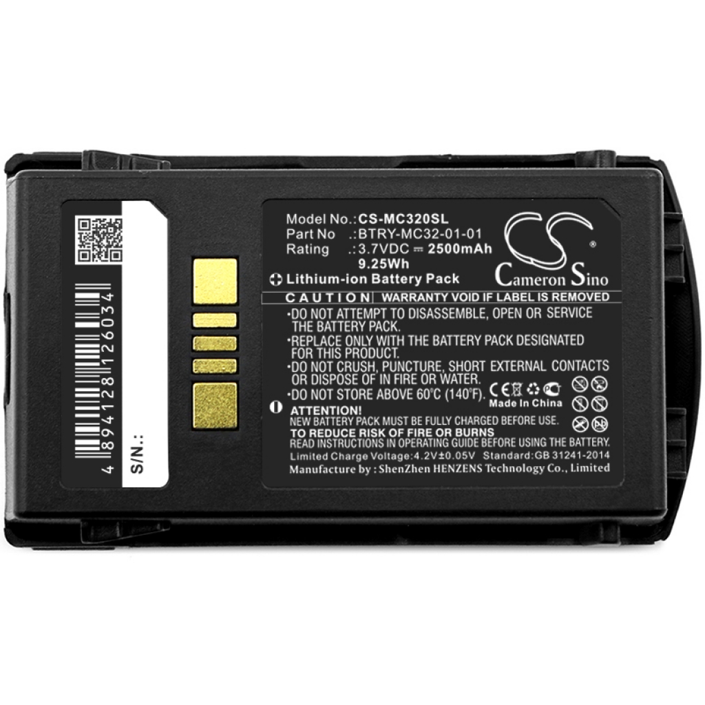 Batterier för skanner Motorola CS-MC320SL