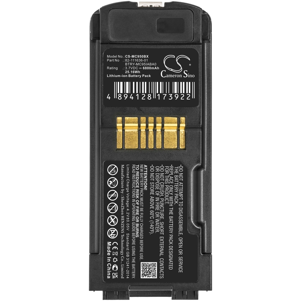 Batterier för skanner Symbol CS-MC950BX