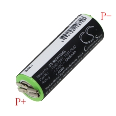 Compatible battery replacement for Moser 1590-7291,1591-0062,1591-0067