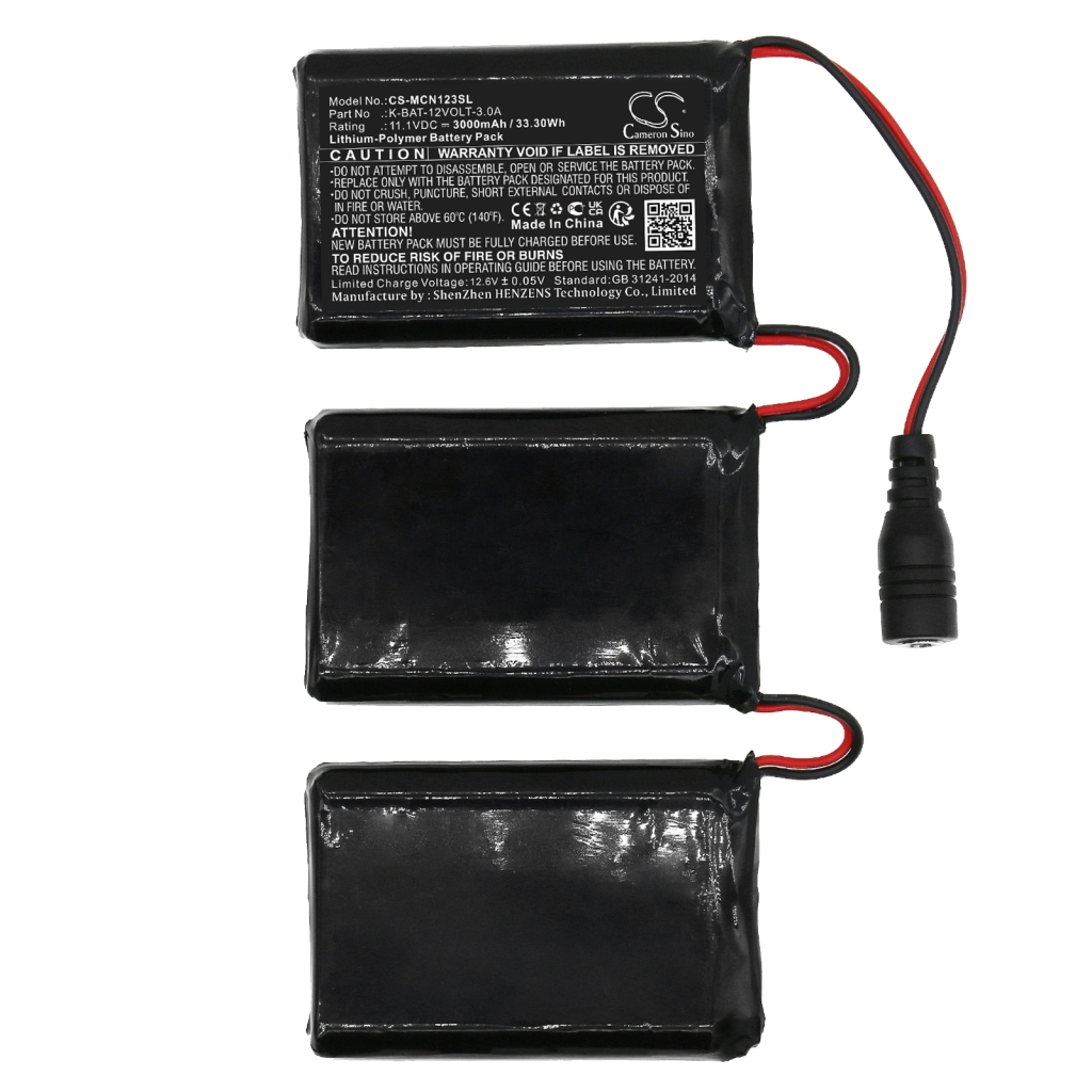 Batteries Clothes battery CS-MCN123SL