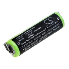 Kompatibel batteribyte för Wella 1590-7291,1852-7531,KR-800 AAE