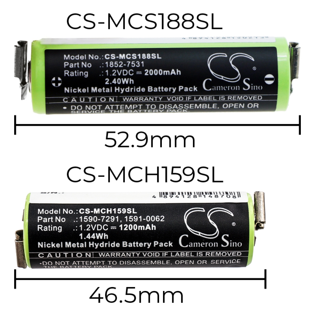 Batterier Ersätter 1852-7531