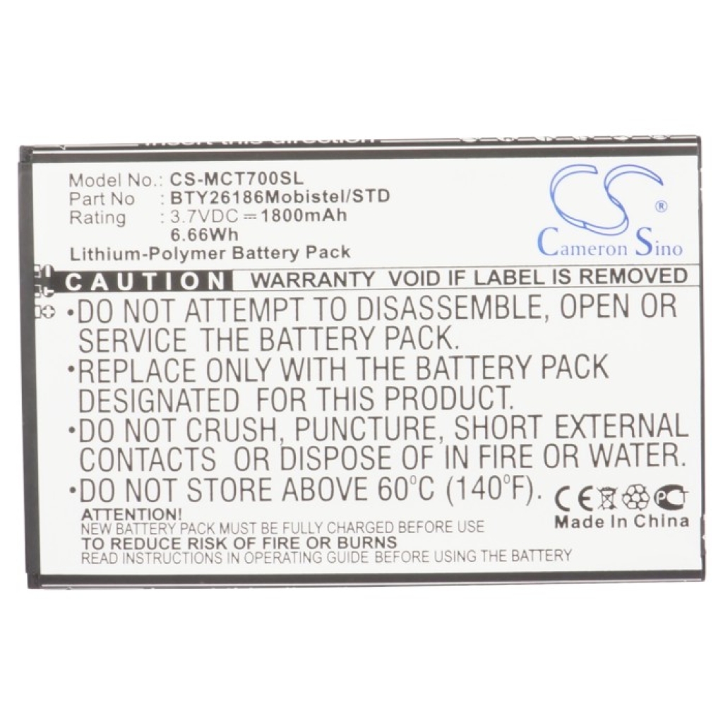 Battery Replaces BTY26186