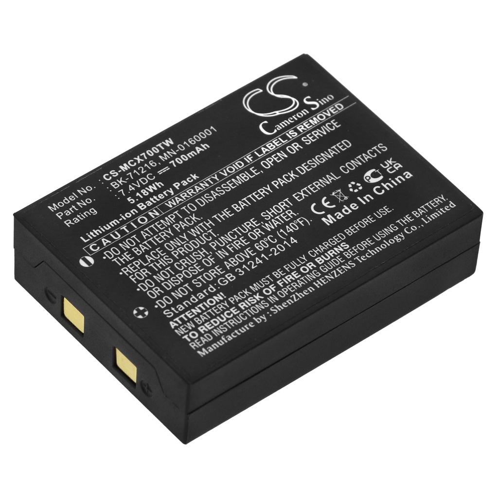 Batterier till radioapparater Topcom CS-MCX700TW