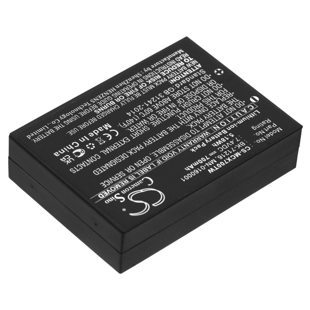 Batterier Ersätter BK-70128