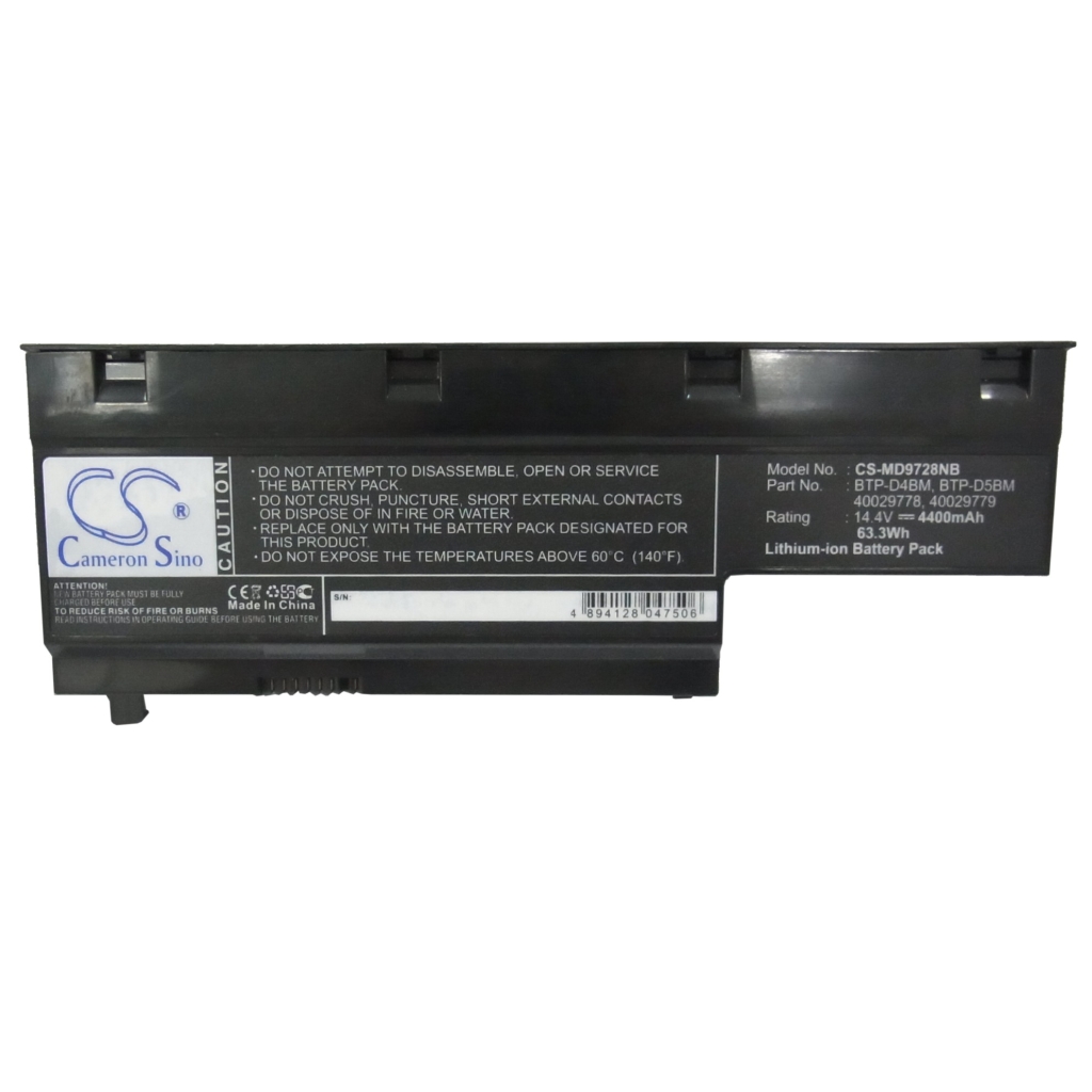 Notebook battery Medion Akoya P7612