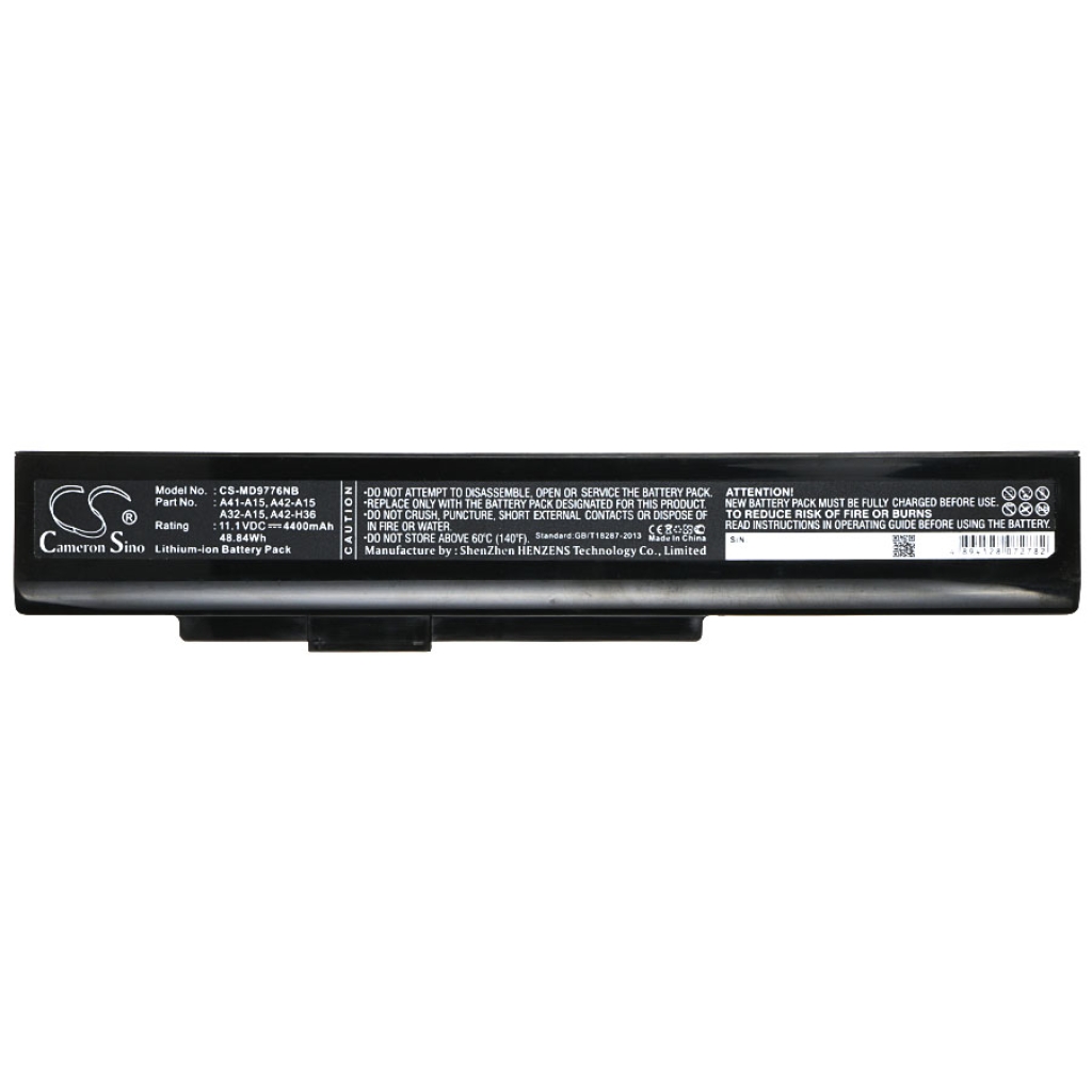 Batterier till bärbara datorer MSI CS-MD9776NB