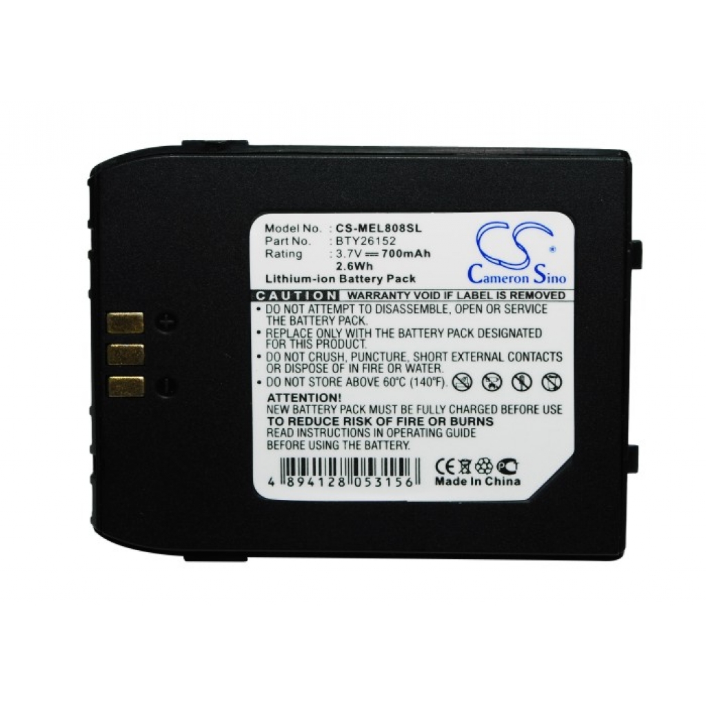 Batterier Ersätter BTY26152ELSON/STD