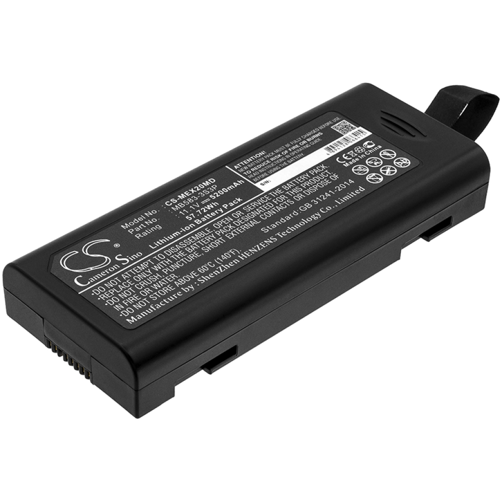 Batterier för medicintekniska produkter Mindray CS-MEX20MD