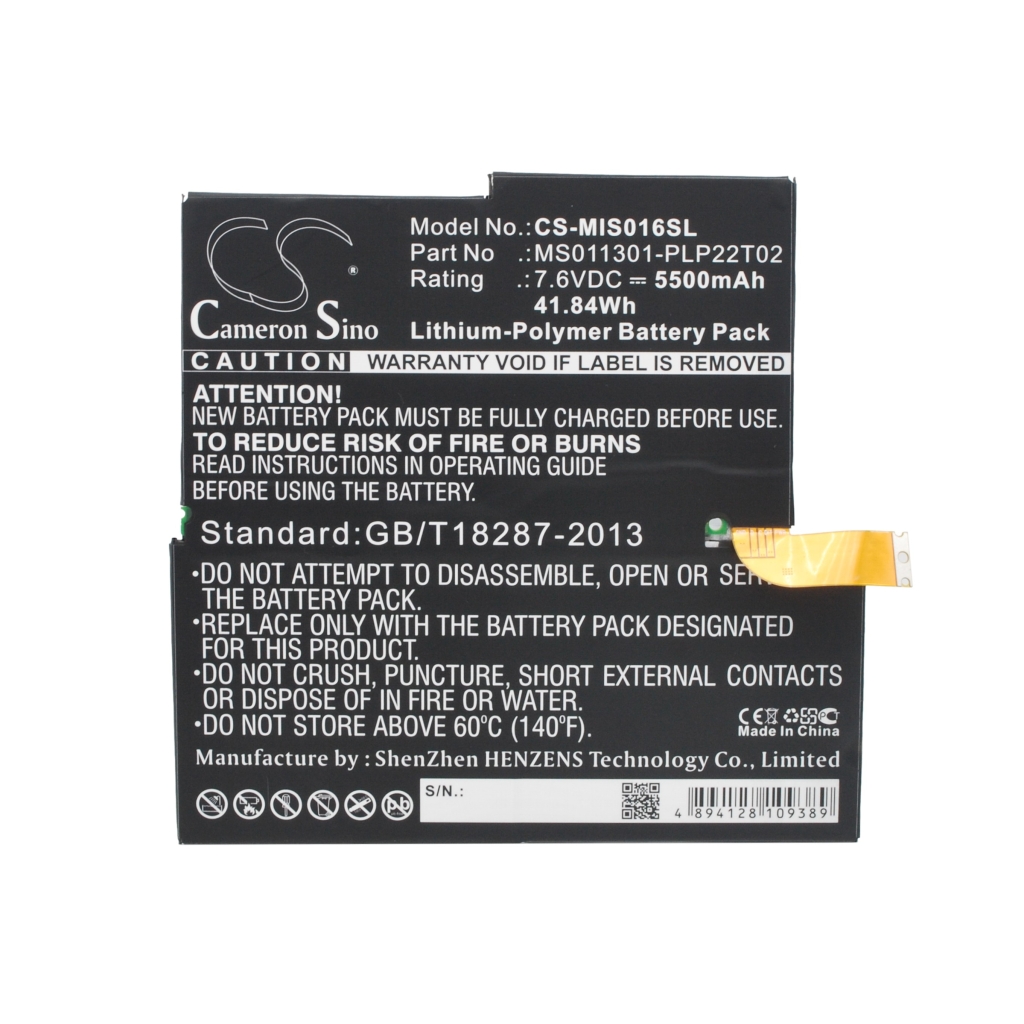 Battery Replaces G3HTA005H